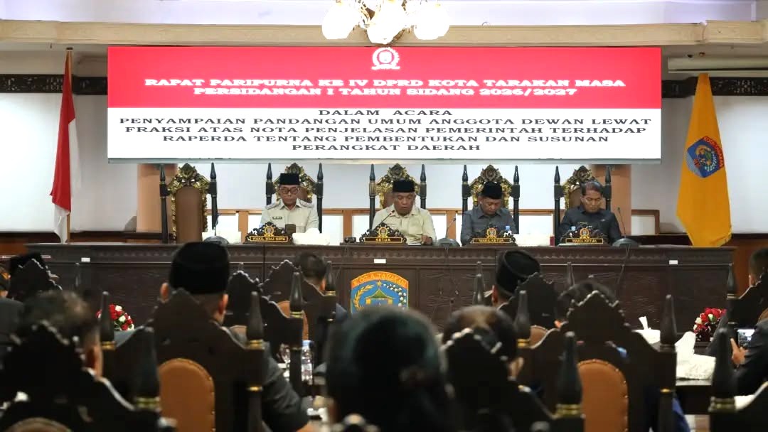 Rapat Paripurna IV DPRD Kota Tarakan Masa Persidangan I Tahun Sidang 2026/2027